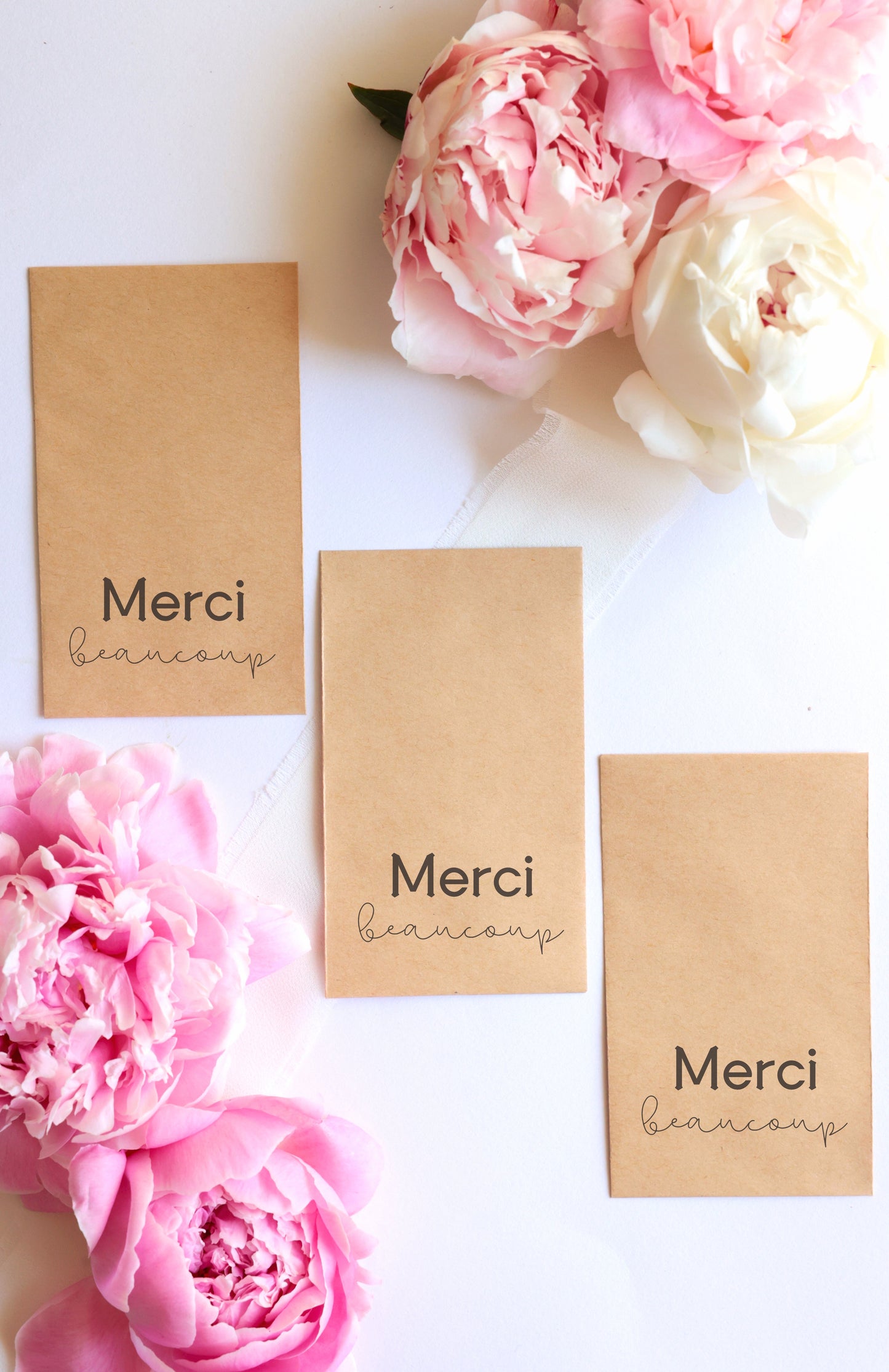 Sachet de graines : Modèle "Merci beaucoup"