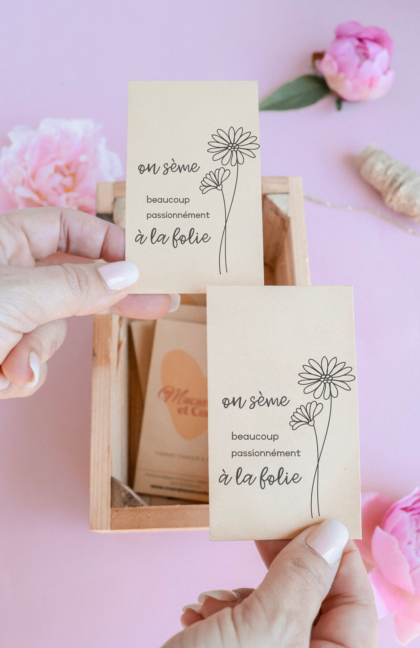 Sachet de graines : Modèle "A la folie"