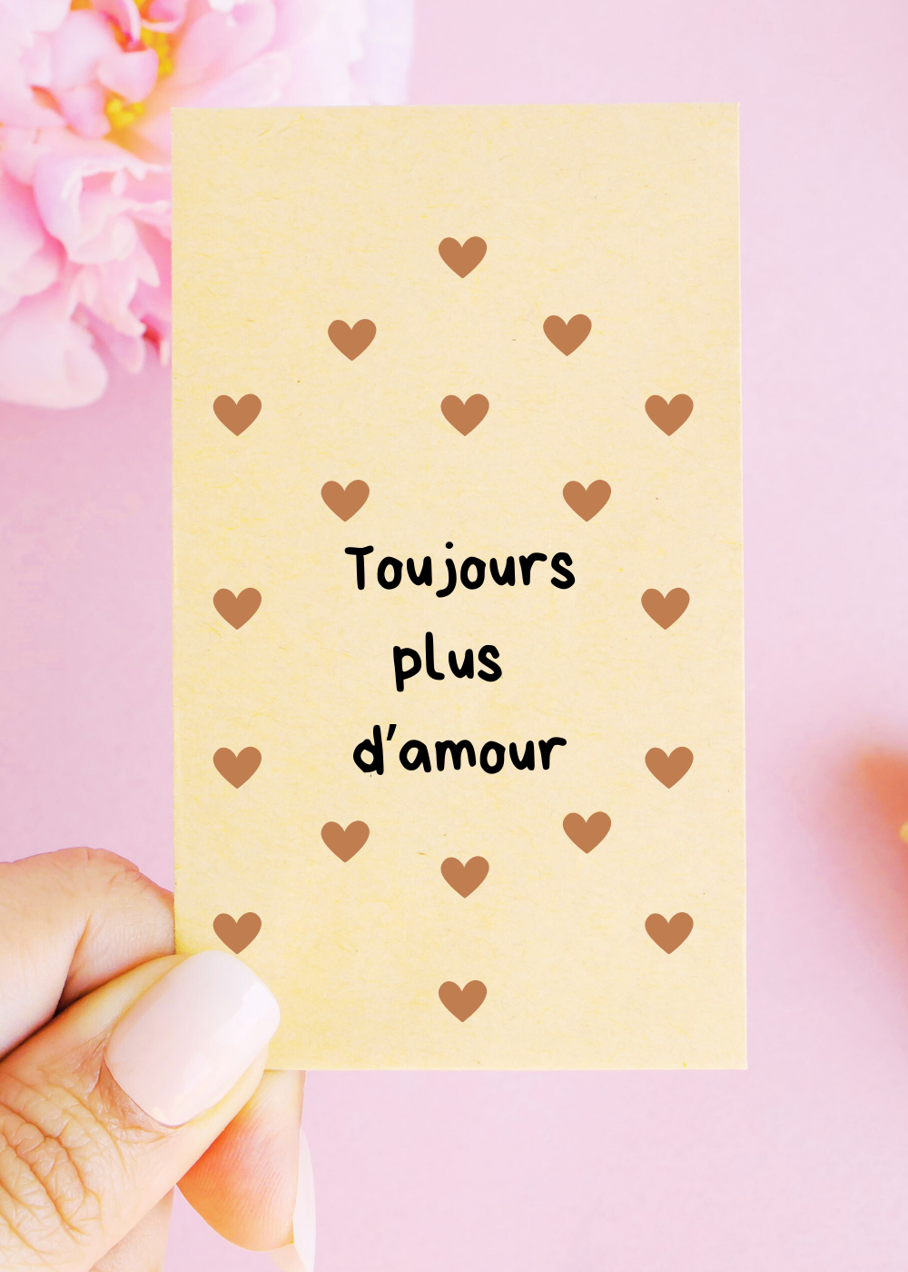 Sachets de graines - "Toujours plus d'amour"