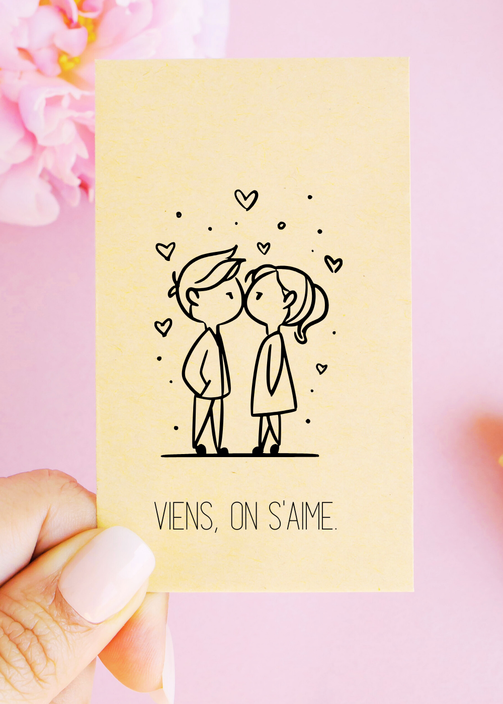 Sachets de graines - "Viens, on s'aime"