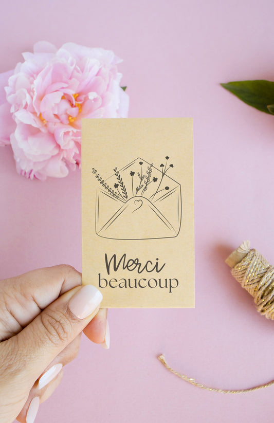 Sachet de graines : Modèle "Merci beaucoup"