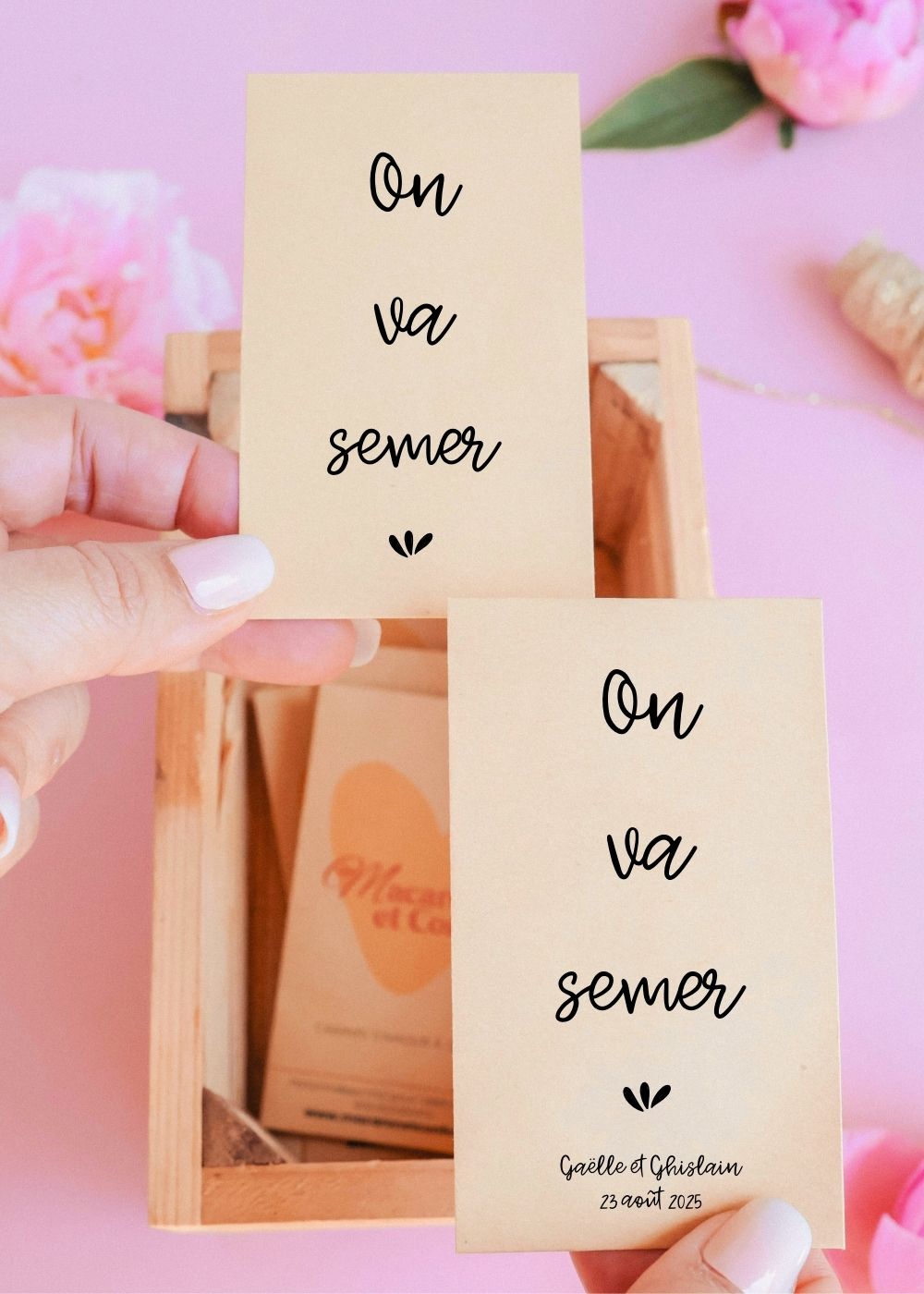 Sachets de graines - Mariage - "On va semer"