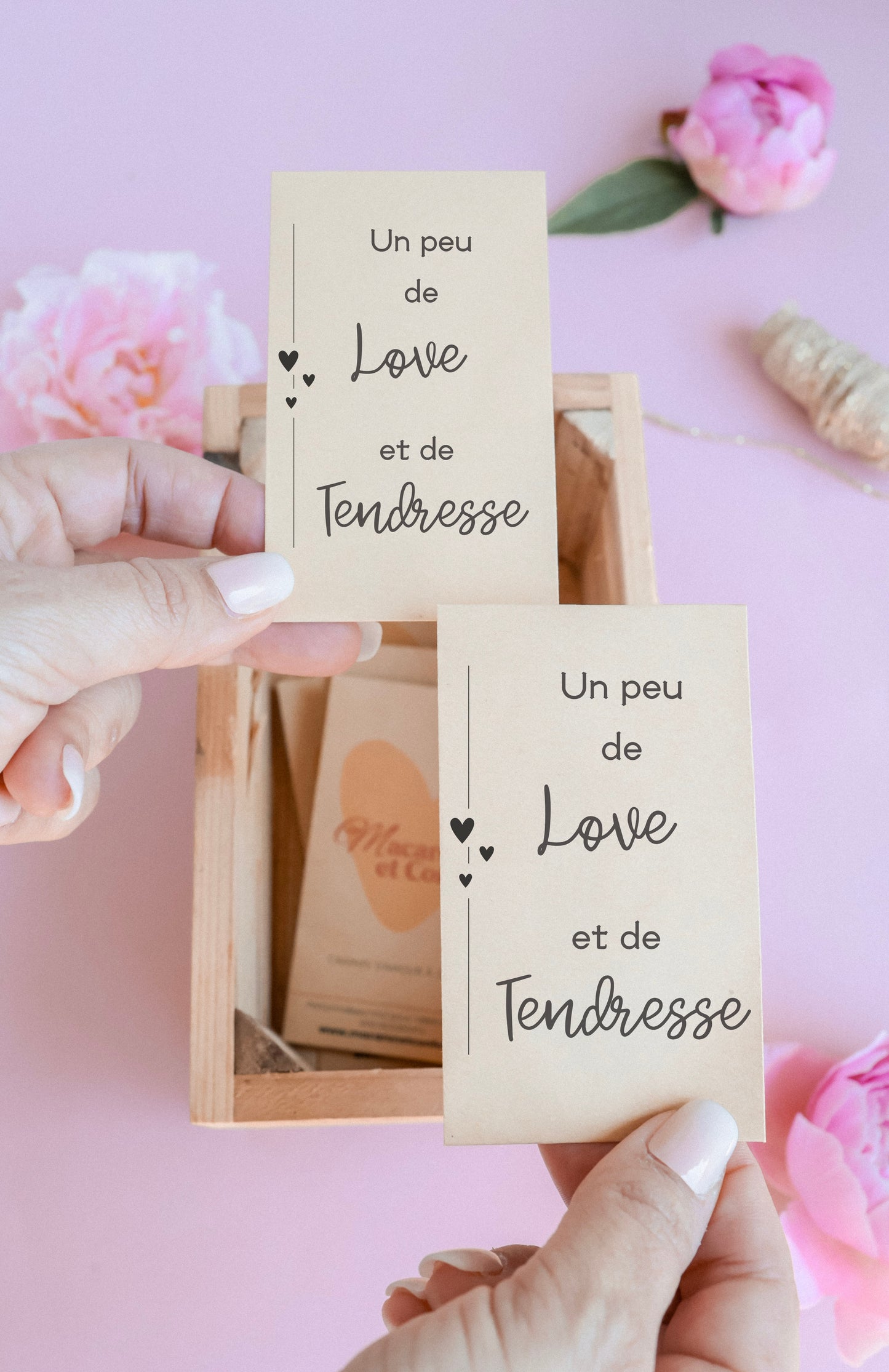 Sachet de graines : Modèle "Un peu de love et de tendresse"