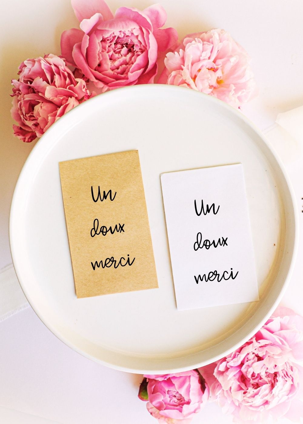 Sachets de graines - "Un doux merci"