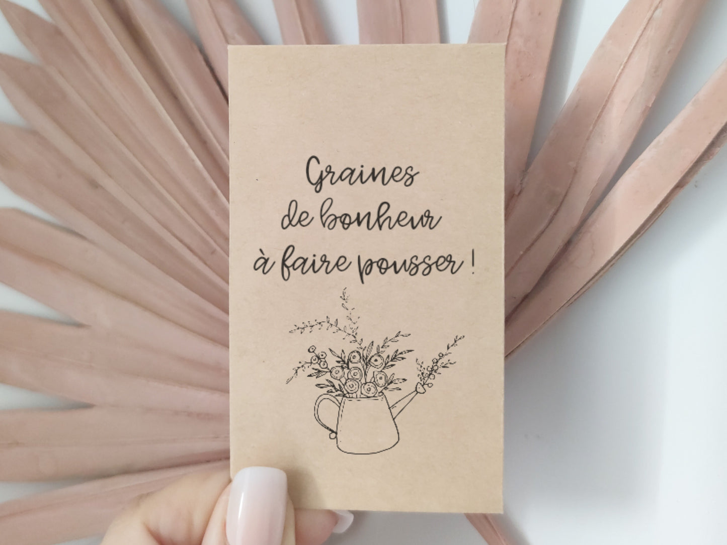 Sachet de graine : Graines de bonheur à faire poiusser