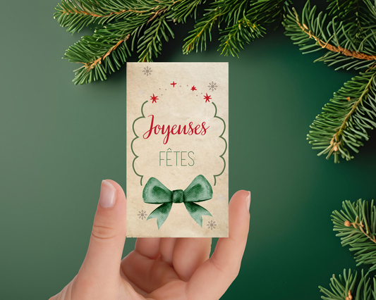 Sachets de graines - Fêtes - "Joyeuses fêtes"