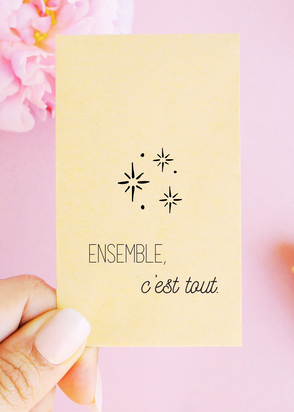 Sachets de graines - "Ensemble c'est tout"