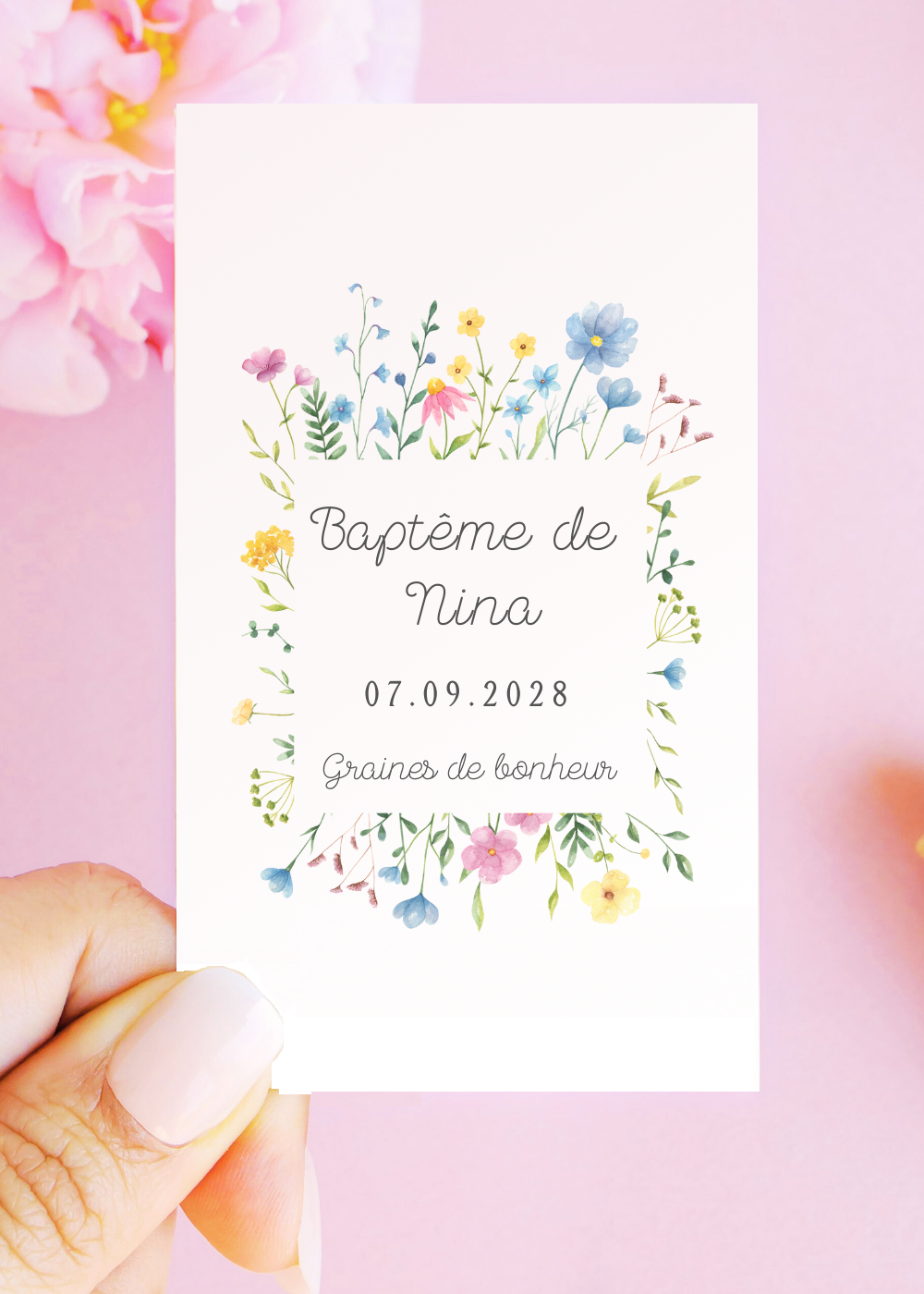 Sachets de graines - "Fleur des champs"