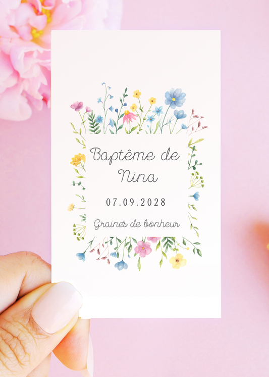 Sachets de graines - "Fleur des champs"