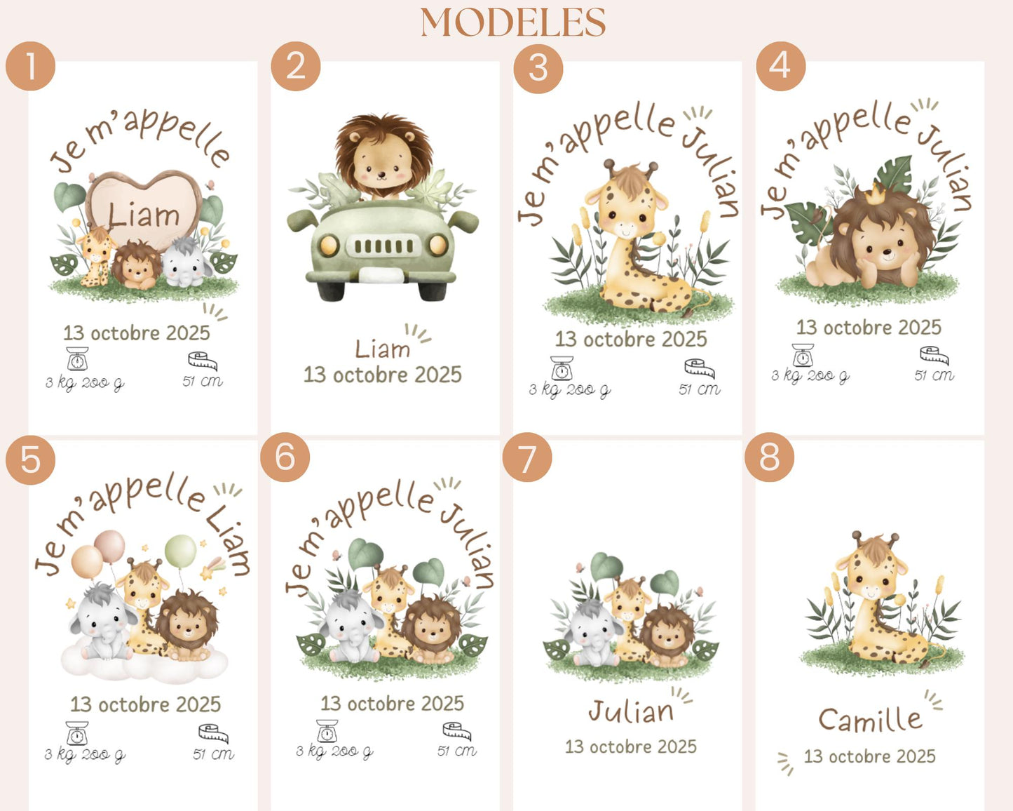 Sachet de graines personnalisé - Modèles Enfant