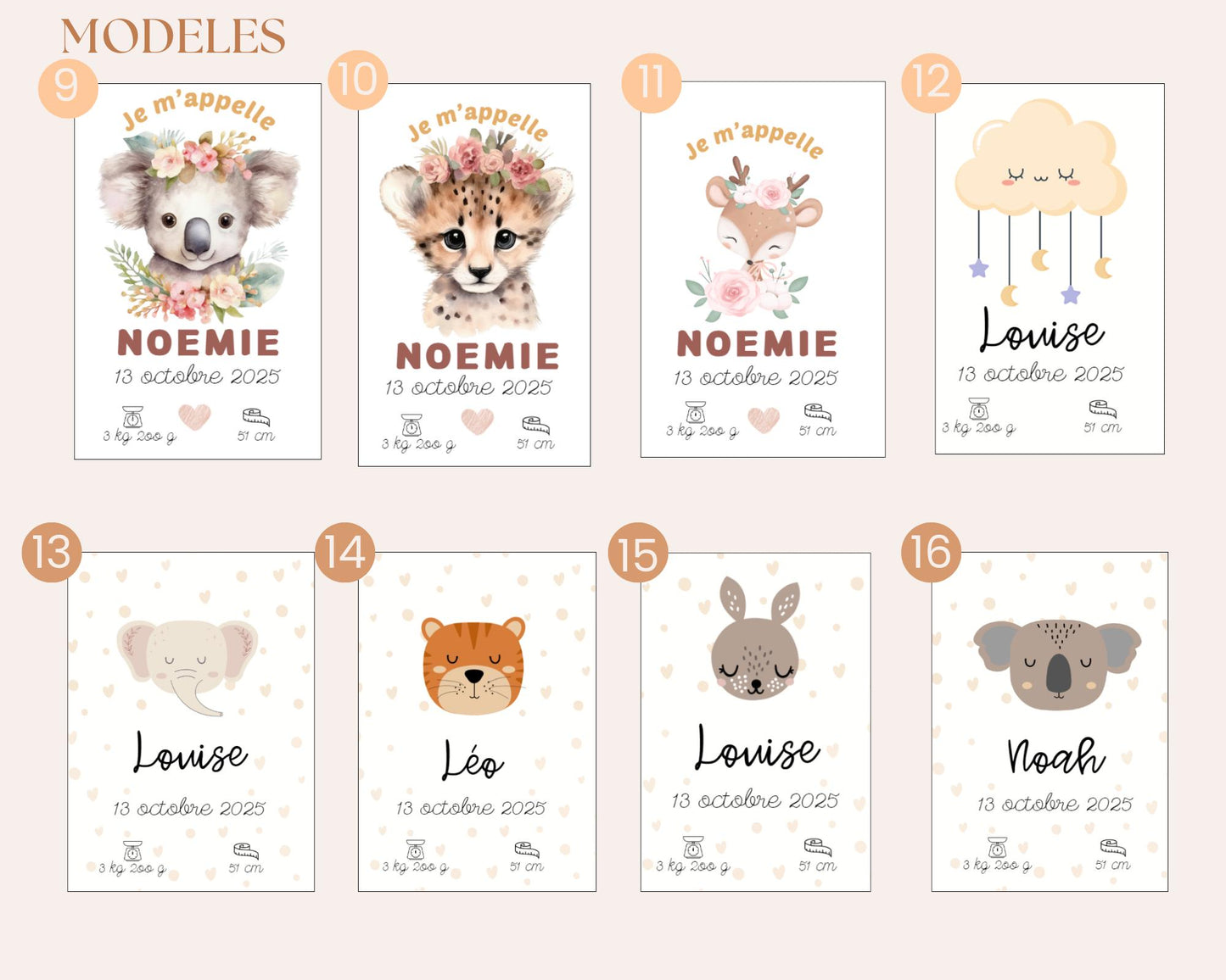 Sachet de graines personnalisé - Modèles Enfant