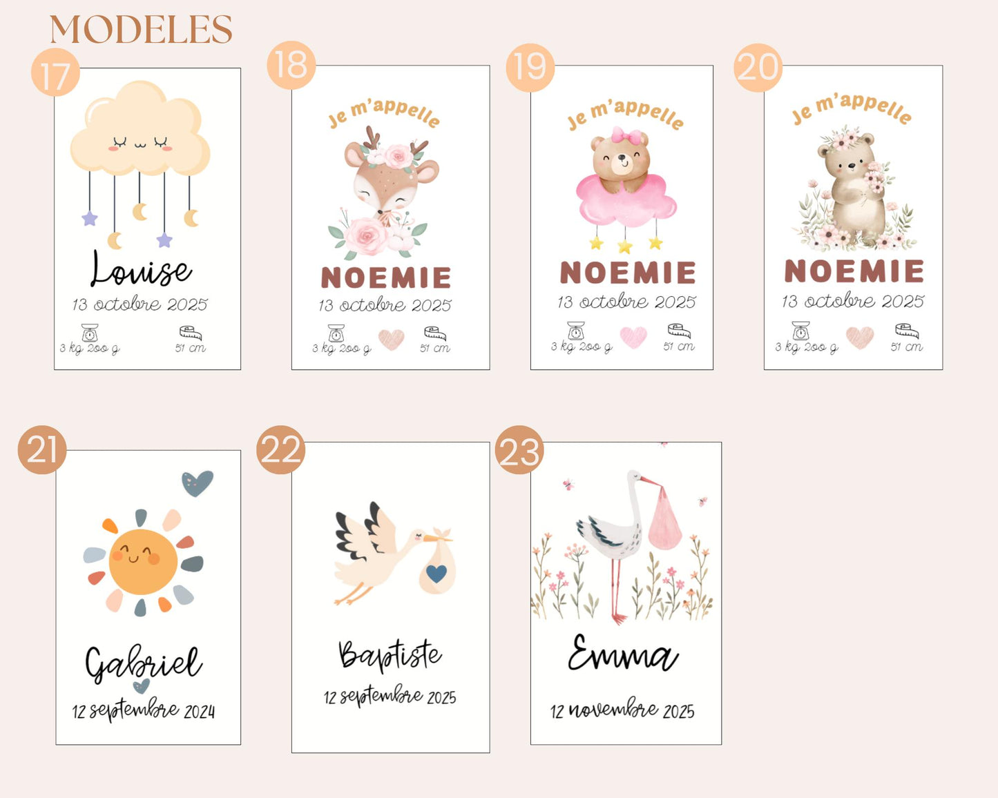 Sachet de graines personnalisé - Modèles Enfant