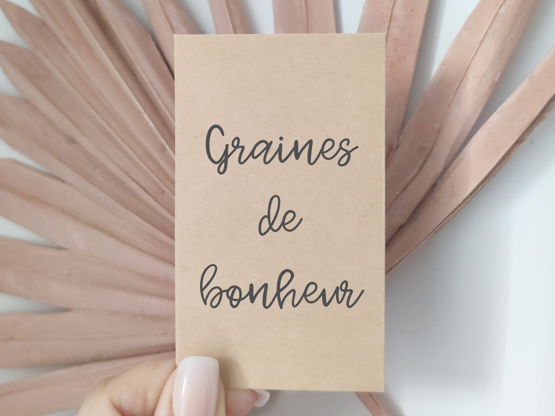 Sachets de graines "graines de bonheur"