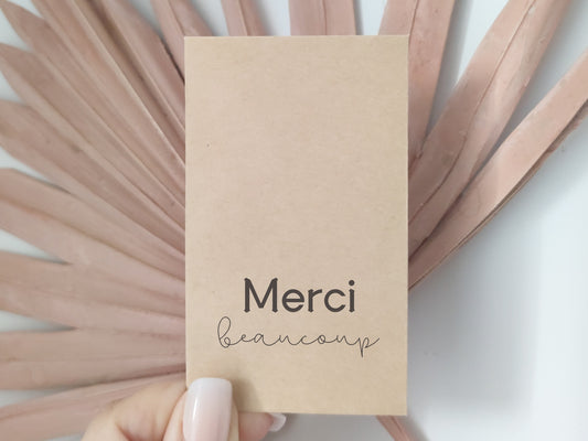 Sachet de graines à semer pour remercier ses invités