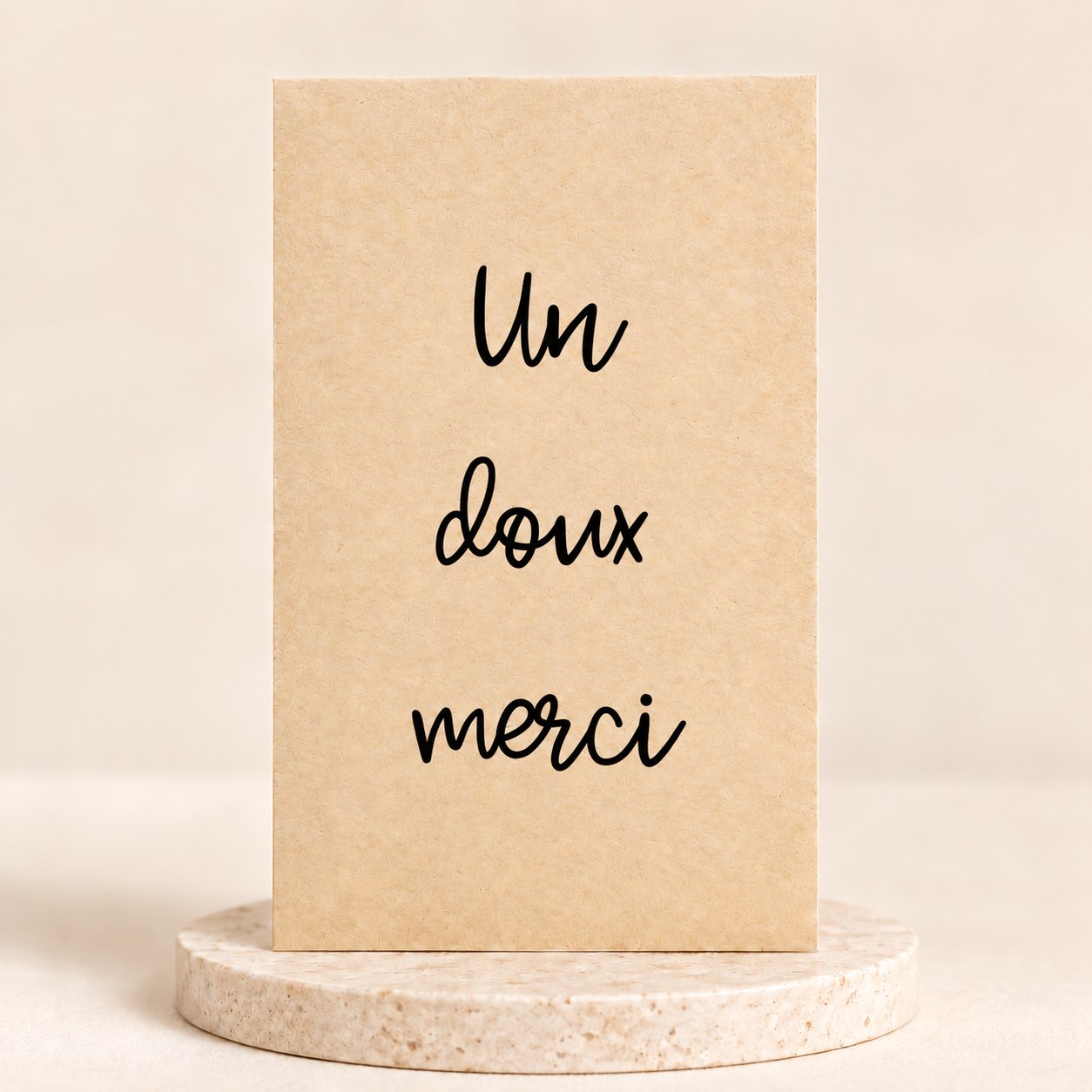 Sachets de graines - "Un doux merci"